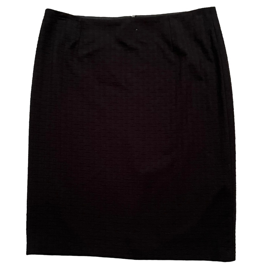 Gerry Weber Black Basketweave Texture Pencil Skirt 12